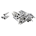 Miniatyrbild 5 av 5: 1/2/3 30st Horn Tofs Caps Bead End Cap Charm smycken fynd 1Set