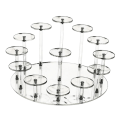 Miniatyrbild 4 av 5: 1/2/3 Acrylic Display Stand Organizer Tiered Display Stand för L 1Set