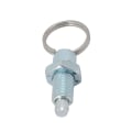 Miniatyrbild 1 av 5: 1/2/3/5 Heavy-Duty indexkolv med användarvänlig ringdragning M8-5 Galvanized Steel 1 Pc