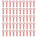 Miniatyrbild 3 av 5: 1/2/3/5 RC Body Shell Clips R Shape för 1/10 RC racingbil red length 24mm 1Set