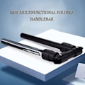 Miniatyrbild 5 av 5: Folding Handlebar Racing För Cykelskoter Flat Handle Bar Gray 560mm