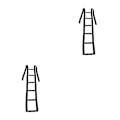 Miniatyrbild 1 av 5: 1/2/3 Bed Ladder Assist Caddie Helper för äldre skadad patient 2PCS