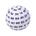 Miniatyrbild 3 av 5: 1/3/5 Akryltärningar Spelunderhållning Familjepolyedriska tärningar White 48mm 1Set