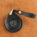 Miniatyrbild 4 av 5: 1/2/3/5 cover PU-läder Söt passform för motorcykelpojkvän Black 1Set