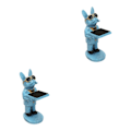 Miniatyrbild 3 av 5: 1/2 För Creative Watch Display Stand Organizer Resin Desktop Dog 2Set