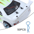 Miniatyrbild 3 av 5: 1/2/3/5 RC Body Shell Clips R Shape för 1/10 RC racingbil blue length 24mm 1Set