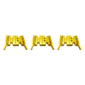 Miniatyrbild 1 av 5: 1/2/3/5 växellåda i aluminiumlegering för 1/10 AXIAL SCX10 Rock Golden 3Set