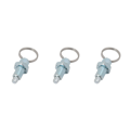 Miniatyrbild 5 av 5: 1/2/3/5 Heavy-Duty indexkolv med användarvänlig ringdragning M8-5 Galvanized Steel 3PCS