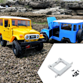 Miniatyrbild 2 av 5: Metall RC Car Upgrade Bakre stötfångare för WPL 1/16 C14 C24 C34 B16
