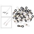 Miniatyrbild 3 av 5: 1/2/3/5 50 st Glasögon Glasögon Kedjeremshållare Loop Ends Type A 50 Pcs 1Set