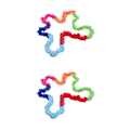 Miniatyrbild 4 av 5: 1/2/3 Cooperative Stretchy Band Integration Dynamic Movement 3.5m 2PCS