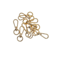 Miniatyrbild 2 av 5: 1/3/5 10 delar Swivel Snap Lobster Clasp Clips Nyckelring Golden 1Set