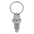 Miniatyrbild 5 av 5: 1/2/3/5 Heavy-Duty indexkolv med användarvänlig ringdragning M16-8 Stainless Steel 5PCS