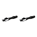 Miniatyrbild 4 av 5: 1/2 För Golf Swing Trainer Träningshjälp Anti För Slip Man Black Length 15.5cm 2Set