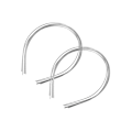 Miniatyrbild 1 av 5: 1/2/3/5 10 st Metalltunntrådshuvudband Smidigt för DIY Craft Silver 1.5mm 1Set