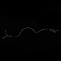 Miniatyrbild 2 av 5: 1/3/5 3 par Elastic Fish Line Nylon med krok för hår Black XL 1Set