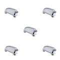Miniatyrbild 1 av 5: 1/2/5 Silver Single End Tom / Snare Trum Lugs med montering 5Set