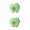 Miniatyrbild 4 av 5: 2 Väggmonterad Wrap Dispenser Compact Organizer för hemmet Green 16 x 17cm