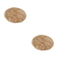 Miniatyrbild 3 av 5: 1/2/3/5 Plysch miniatyrmatta 1:12TH Dockhusleksak för camel color round round dia 18cm 2Set