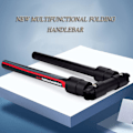 Miniatyrbild 5 av 5: Folding Handlebar Racing För Cykelskoter Flat Handle Bar Red 560mm
