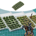 Miniatyrbild 3 av 5: 1/2/3/5 Miniature Cluster För Grass Grass Tufts Scenery Model Dark Green 1Set