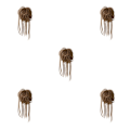 Miniatyrbild 2 av 5: 1/2/3/5 Fiber hästsvansbulle Multipurpose Frisyr Viktigt för 10HM27 5Set