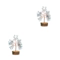 Miniatyrbild 4 av 5: 1/2/3/5 Sten handgjorda kristallträd - Vacker heminredning light blue 2PCS