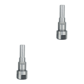 Miniatyrbild 3 av 5: 1/2/3/5 Diameter Shank Router Collet Extension För Chuck Hållare Silver 12.7mm 2Set
