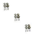 Miniatyrbild 5 av 5: 1/2/3/5 4MM hjulfäste för 1/14 LC larvband Hög precision 4MM silver 3Set