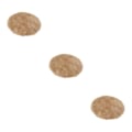 Miniatyrbild 3 av 5: 1/2/3/5 Plysch miniatyrmatta 1:12TH Dockhusleksak för camel color round round dia 18cm 3Set