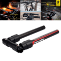 Miniatyrbild 3 av 5: Folding Handlebar Racing För Cykelskoter Flat Handle Bar Red 660mm
