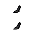 Miniatyrbild 2 av 5: 1/2/3/5 1/6 Dammode högklackat skor Pump för 12 tum 2PCS