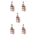 Miniatyrbild 1 av 5: 1/2/3/5 Gitarrpotentiometer Audio Pot Elektrisk gitarrbas A500K 5Set