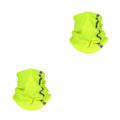 Miniatyrbild 3 av 5: 1/2/3 halsdamask Andas vindtät fiskescarf Fluorescent Green 25x30cm 2Set