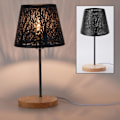 Miniatyrbild 2 av 5: Lampskärm Tree Shadow för E27 Bulb Lampskärm Shell Cover för Black 19 x 15cm