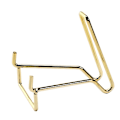 Miniatyrbild 4 av 5: 1/2/3 Iron Ores Stone Display Stand Desktop Rock Holder Base Golden L 1Set
