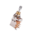 Miniatyrbild 1 av 5: 1/2/3/5 Gitarrpotentiometer Audio Pot Elektrisk gitarrbas A500K 1Set