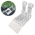 Miniatyrbild 4 av 5: 1/2 Tortoise Ramp Climbing Eremit För Crab Turtle Basking Clear 12x17.5cm 1Set