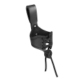 Miniatyrbild 3 av 5: 1/3/5 hornformad kopp case Oxhornshölster med spännad ögla Black 10.5 x 6.5cm 1Set