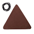 Miniatyrbild 2 av 5: 1/2/3/5 Canvas Camping För Triangel Pall Duk Resor Vandring Brown 37 x 37cm 1Set