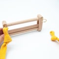 Miniatyrbild 4 av 5: 1/2 Wood Weaving Loom Webbing Hållare Multipurpose Weaving 1Set