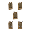 Miniatyrbild 1 av 5: 1/2/3/5 Radio Intercom Bag Interphone Magazine Pouch Hunting Yellow 5PCS