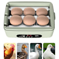 Miniatyrbild 4 av 5: Digital 6-äggs inkubatorkläckare för ankungar precist fjäderfä Square Automatic