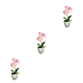 Miniatyrbild 2 av 5: 1/2/3/5 Realistiskt utseende Hållbar konstgjord blomma för DIY Pink 3PCS