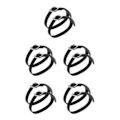 Miniatyrbild 1 av 5: 1/5 Thickened Weaved Engelska För Spurs Straps Ridning 5Set