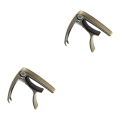 Miniatyrbild 4 av 5: 1/2/3 Guitar För Capo Acoustic Clip Quick Change Clamp Key för Bronze 9.3x7.5x1.5cm 2Set