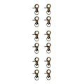 Miniatyrbild 2 av 5: 1/2/3/5 4 st zinklegering hummerklospänne Swivel Trigger Clips Bronze 30mm 3Set