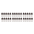 Miniatyrbild 4 av 5: 1/2/3 10 set Leaf OT Toggle Clasps Smycken Clasp Connectors Platinum 3Set