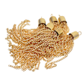 Miniatyrbild 2 av 5: 1/2/3/5 6 delar Handgjorda Boho Long Chain Tofshängen Light gold 1Set