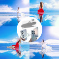 Miniatyrbild 2 av 5: 1/2/3/5 Telefon Spegel Reflektion Clip Bred Applicering Lätt att White remote control 1 Pc